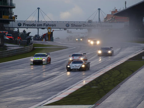 Det var en våd omgang på Nürburgring